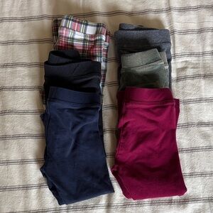 6 pairs of Crewcuts leggings size 2T
